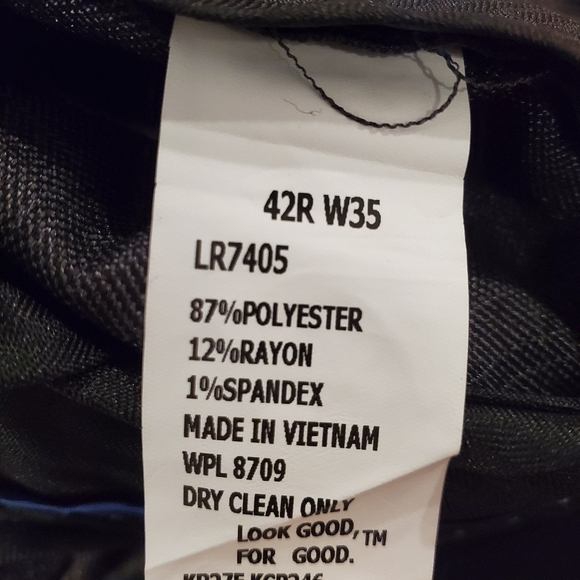 Kenneth Cole Reaction Techni-Cole Gray Dress Pants - Picture 7 of 8